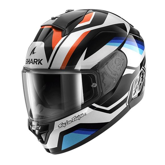 Shark RIDILL 2 - APEX x TROYLEE DESIGN Full-Face Helmet - White / BlueRef: SH1736