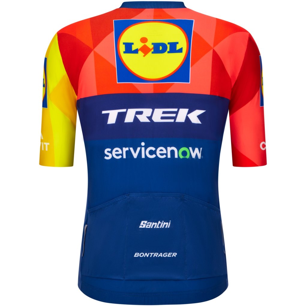 Santini Team Lidl-Trek 2026 Fan Line Cycling Jersey Men RE97175C26LT - print