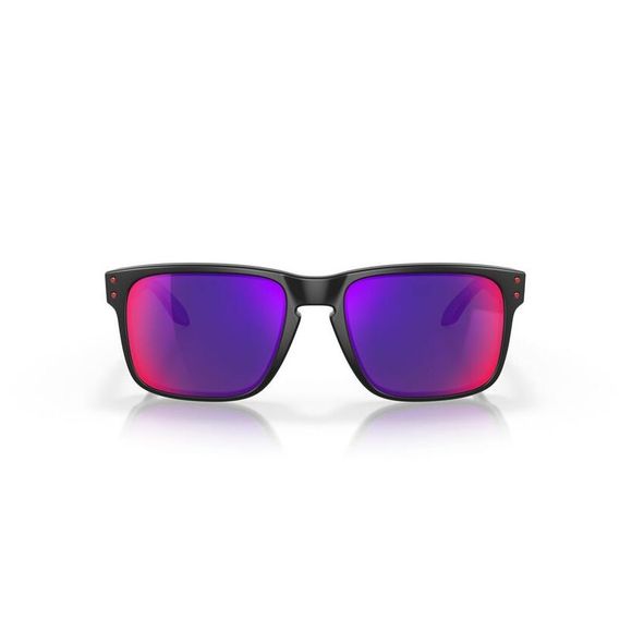 Lunettes de soleil Oakley HOLBROOK MATTE BLACK POSITIVE RED IRIDIUM - RougeRef : OK1775 / 8007932008