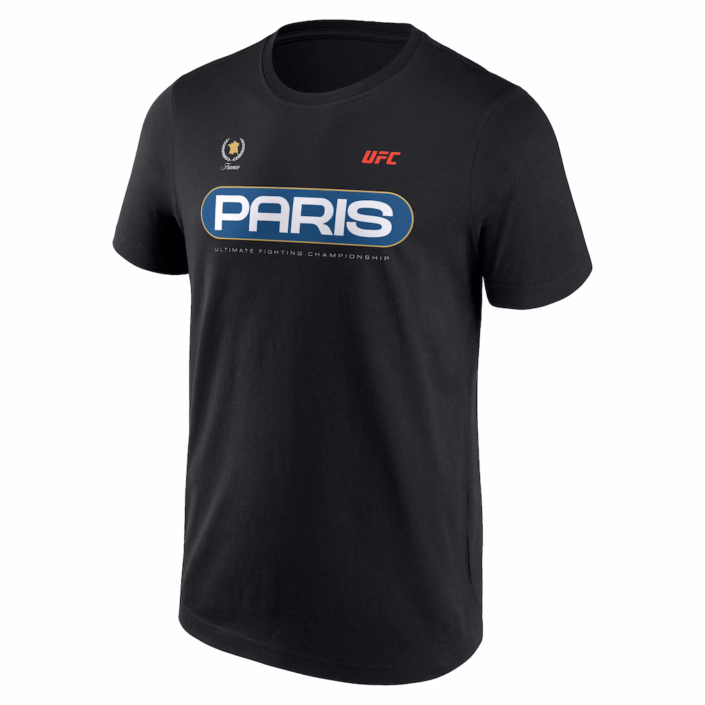 UFC Paris 2025 T-Shirt - Black - Mens