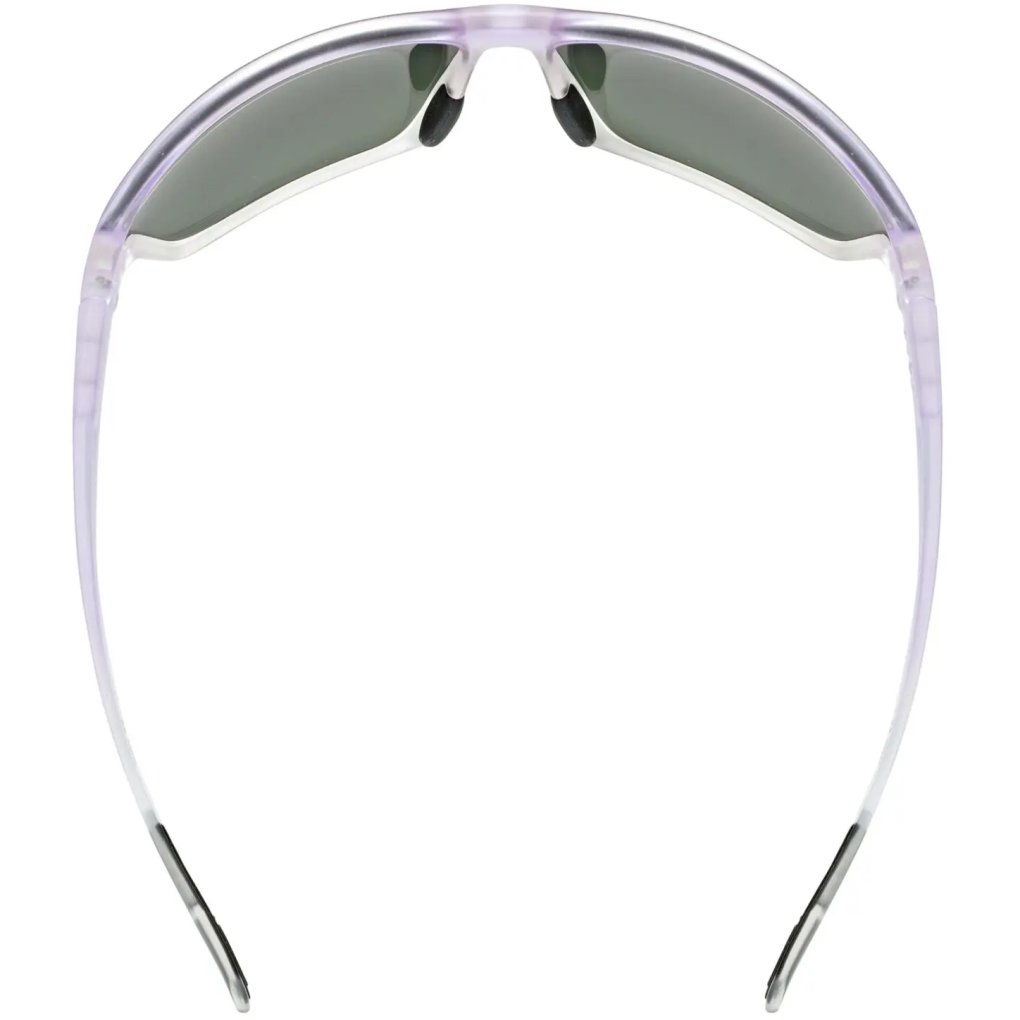 Uvex sportstyle 806 Cycling Glasses - purple fade/mirror purple