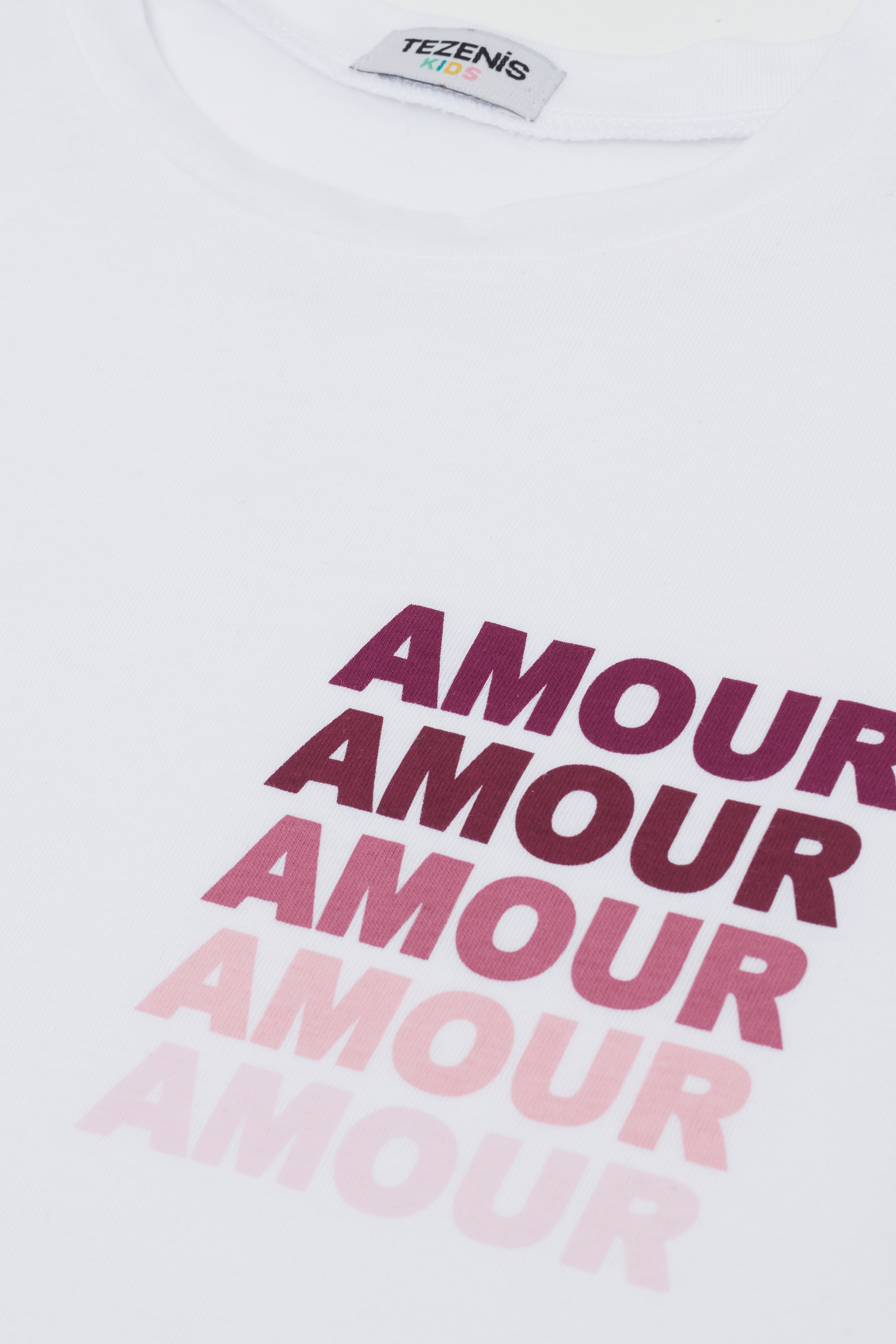 Girls’ Long Sleeve Cotton Top with Print