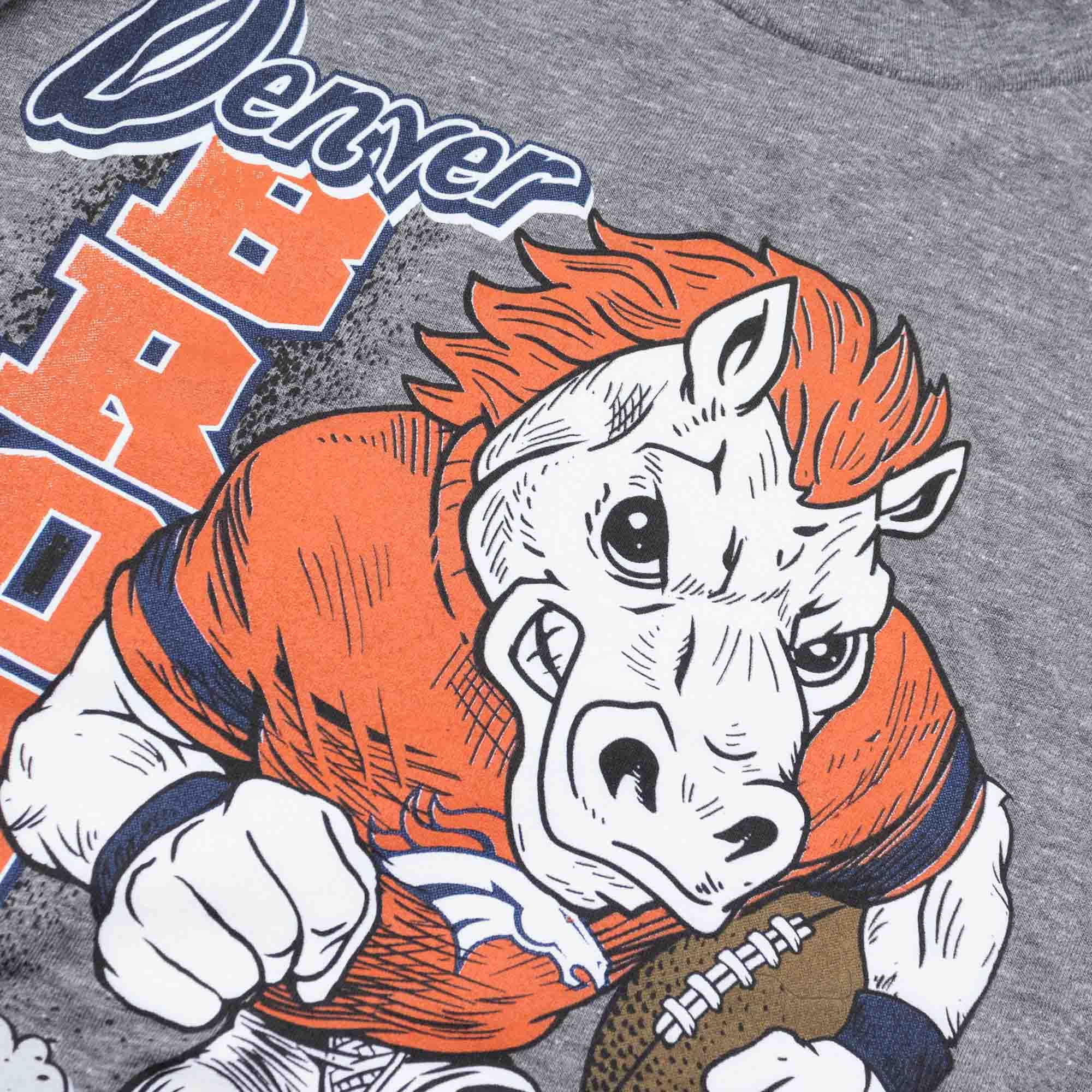 Denver Broncos Busting Loose TriBlend NFL T-Shirt (YOUTH)