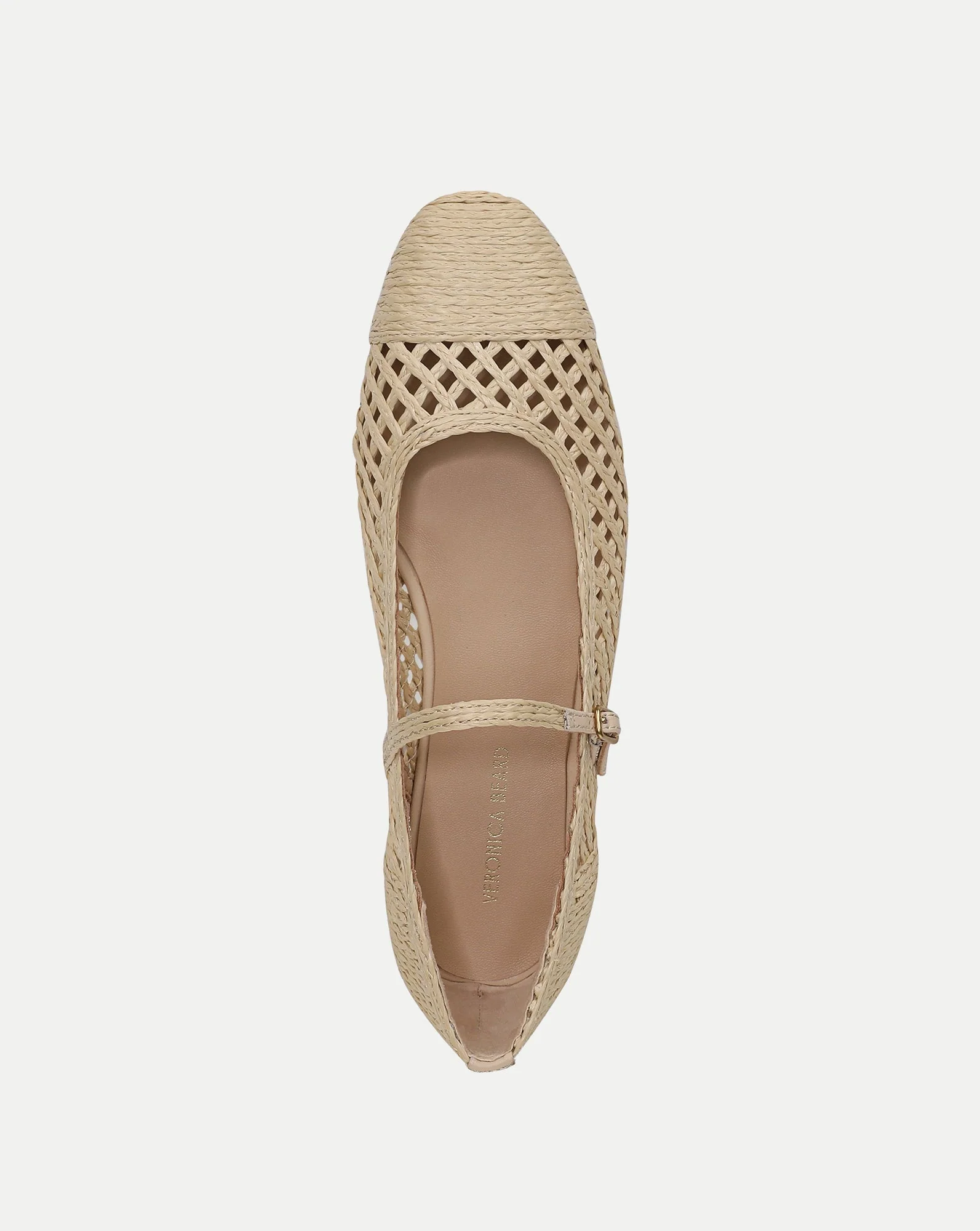 Ellie Raffia Flat