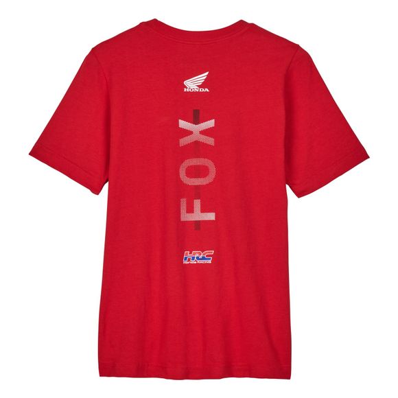 T-Shirt manches courtes Fox YOUTH X HONDA TEE - RougeRef : FX4504