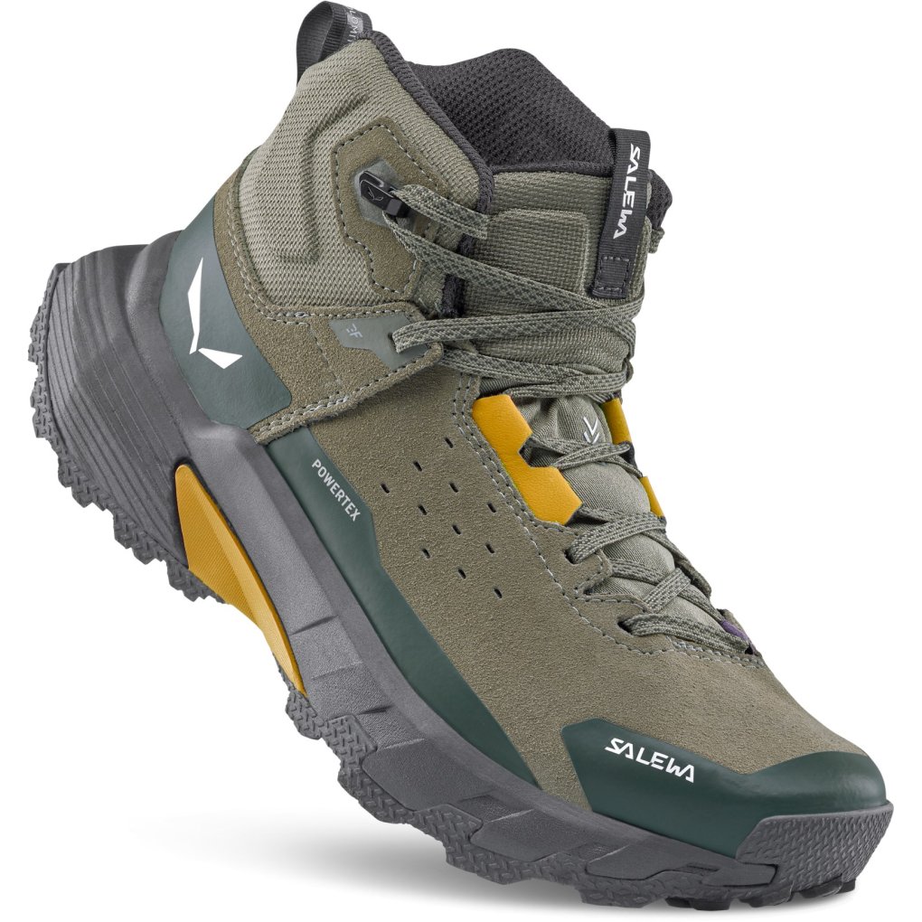 Salewa Pedroc 2 Leather Mid Powertex Hiking Shoes Men - faded green/dark olive 5056