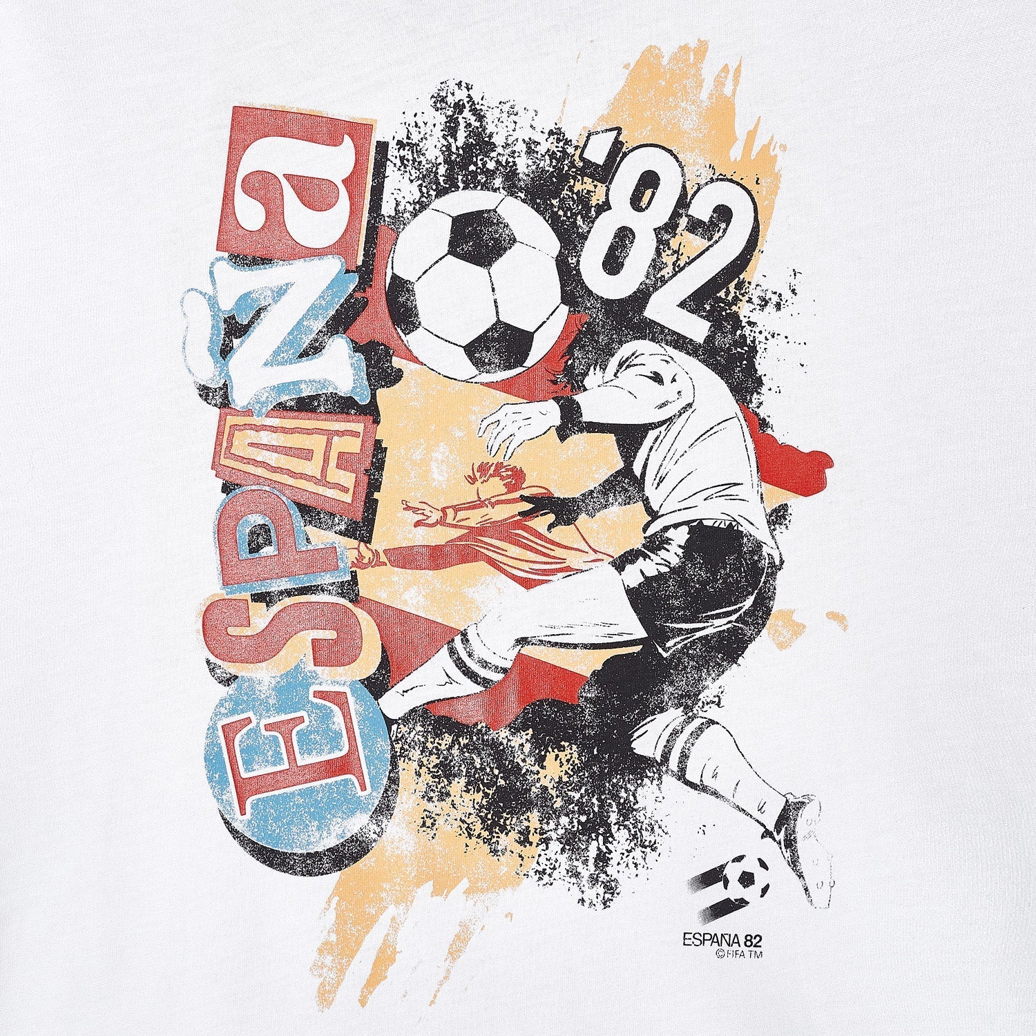 Classics Spain '82 Retro Paint T-Shirt - Unisex