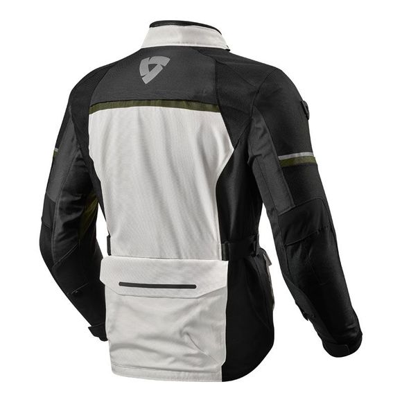 Motorcycle jacket Rev it Outback 3 - Gray / GreenRef: Ri0891-C2764