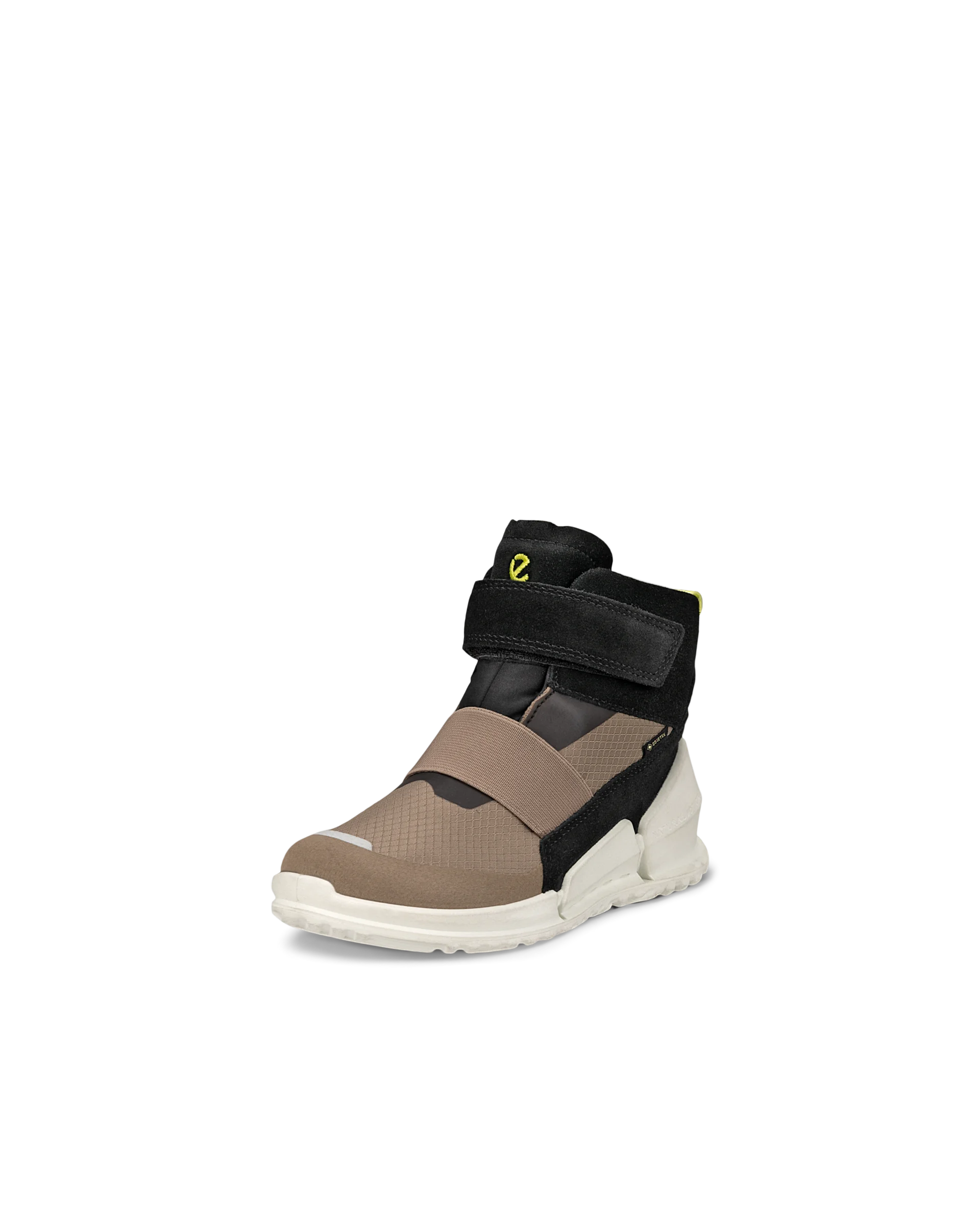 ECCO BIOM K1 Kinder High-Top-Sneaker aus Veloursleder Beige