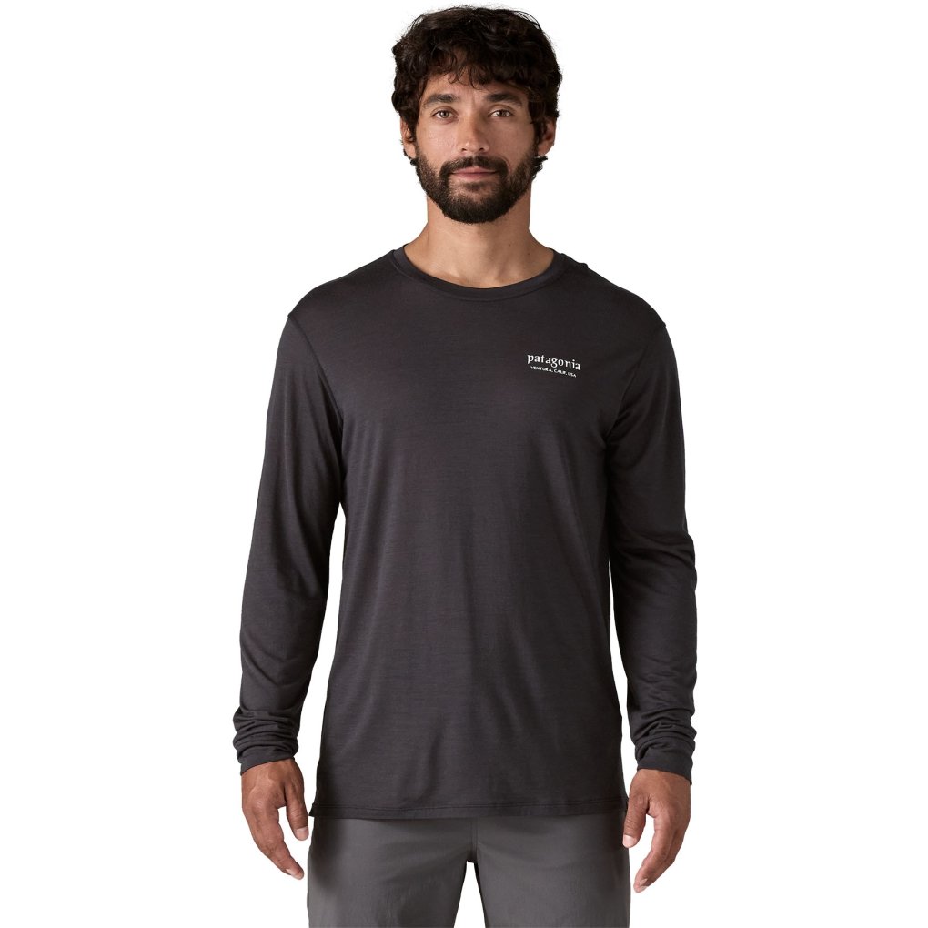 Patagonia Capilene Cool Merino Graphic Longsleeve Shirt Men - Heritage Header: Clement Blue
