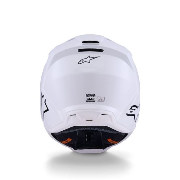 Casque cross Alpinestars S-M3 SOLID 2025 - BlancRef : AP3958