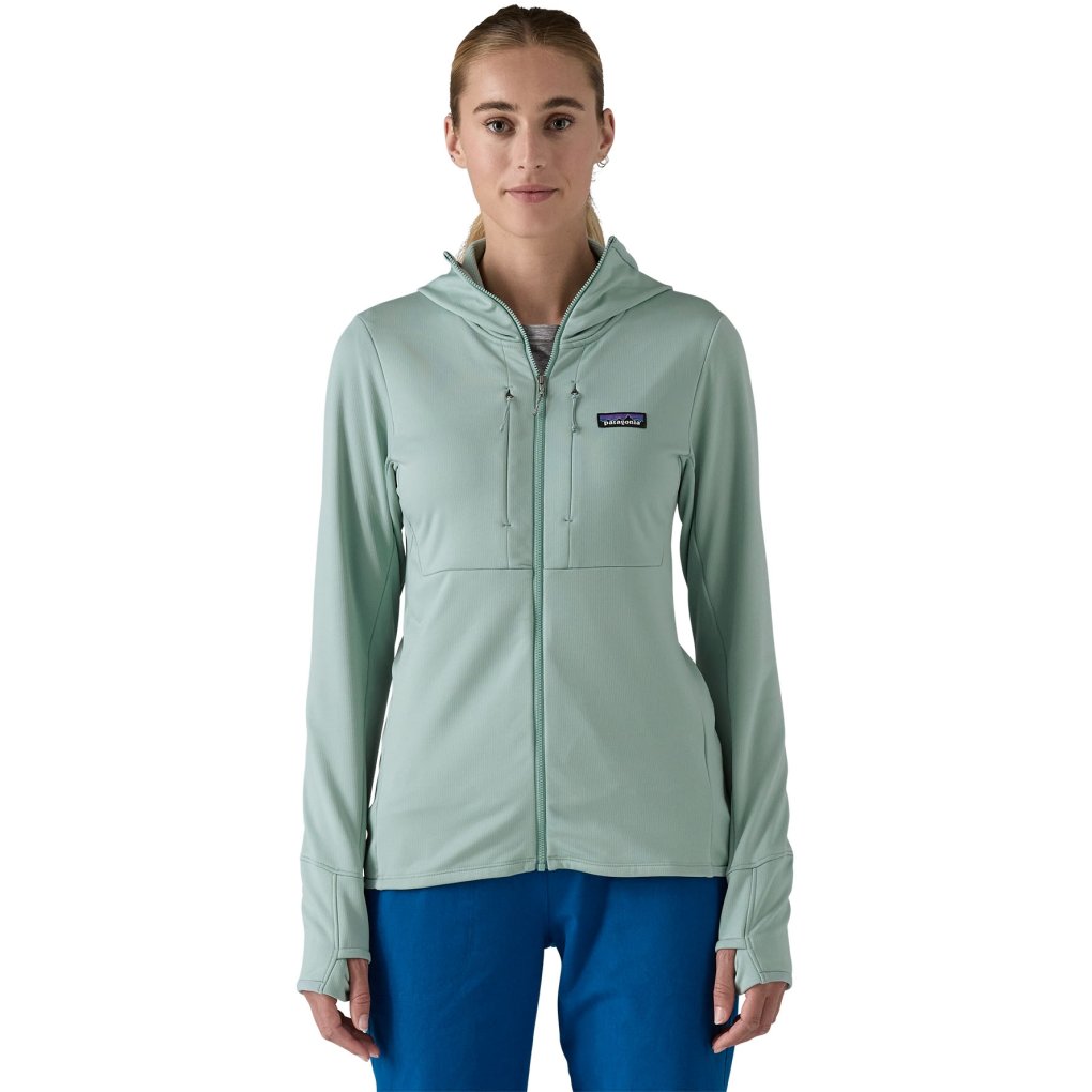 Patagonia R1 Thermal Full-Zip Hoody Women - Concrete Purple