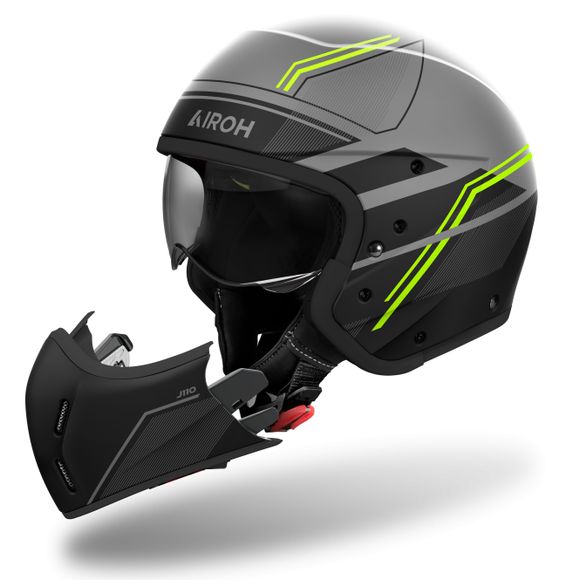 Airoh J110 modular helmet - Slim - YellowRef: Ar1452-C8350