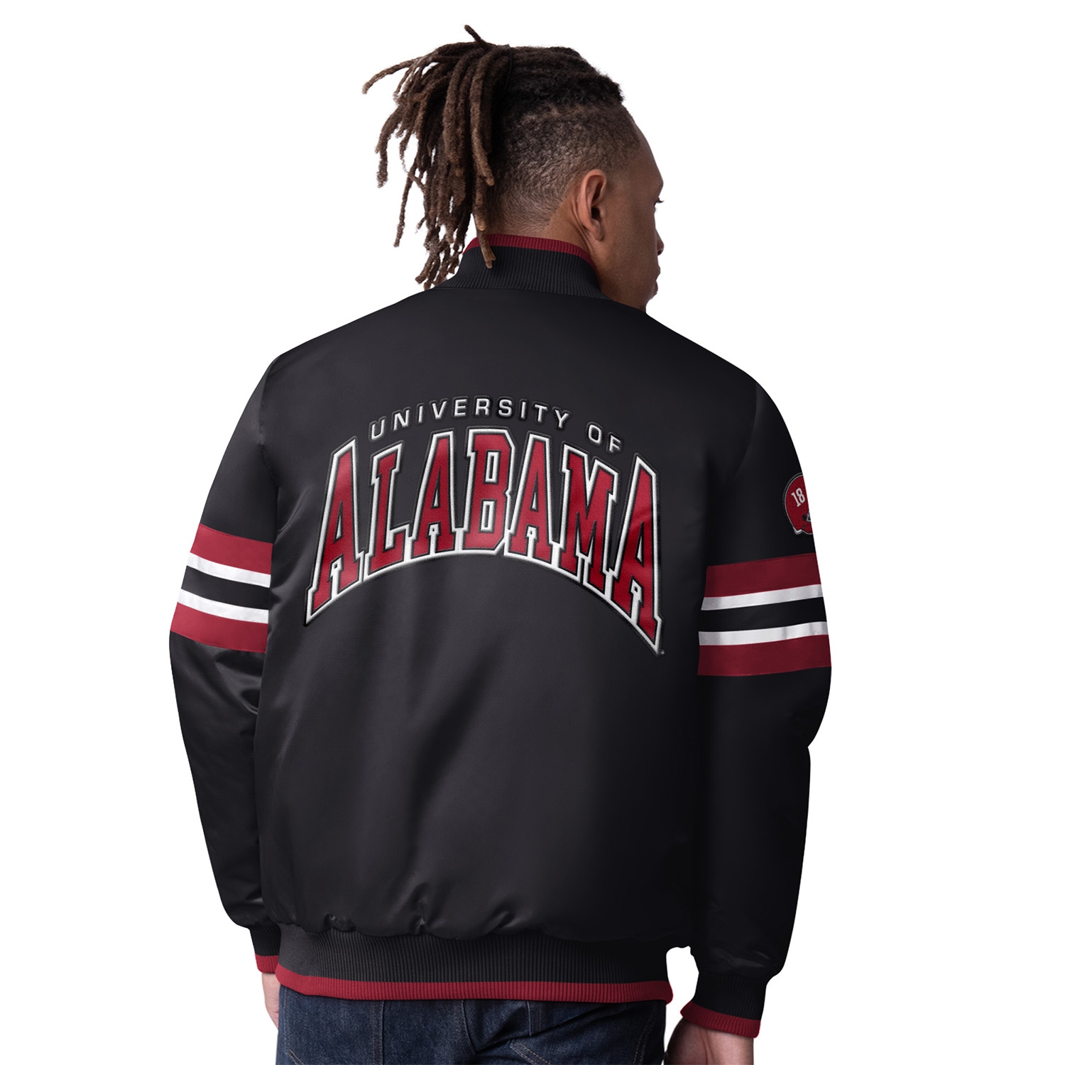 Alabama Crimson Tide Starter Scout Varsity NCAA Jacket Navy