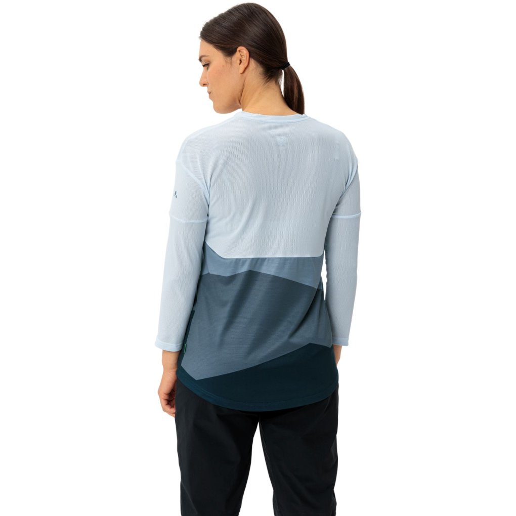 Vaude Moab Long Sleeve T-Shirt V Women - summer blue