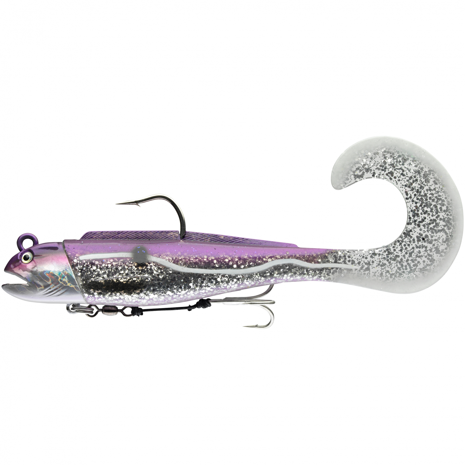 Daiwa D-Wolf Curly (purple haddock)