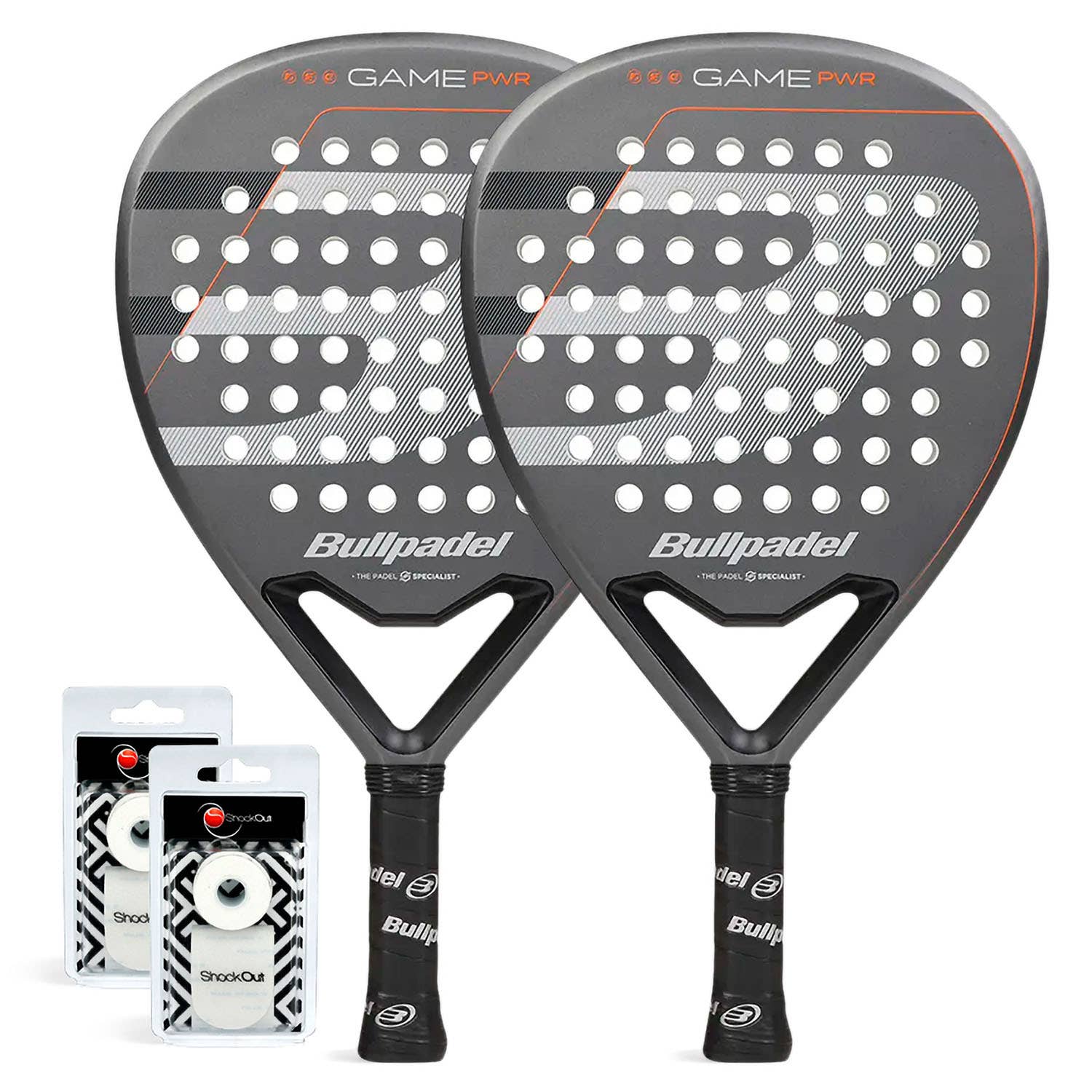 DUO PACK BULLPADEL GAME POWER GREY