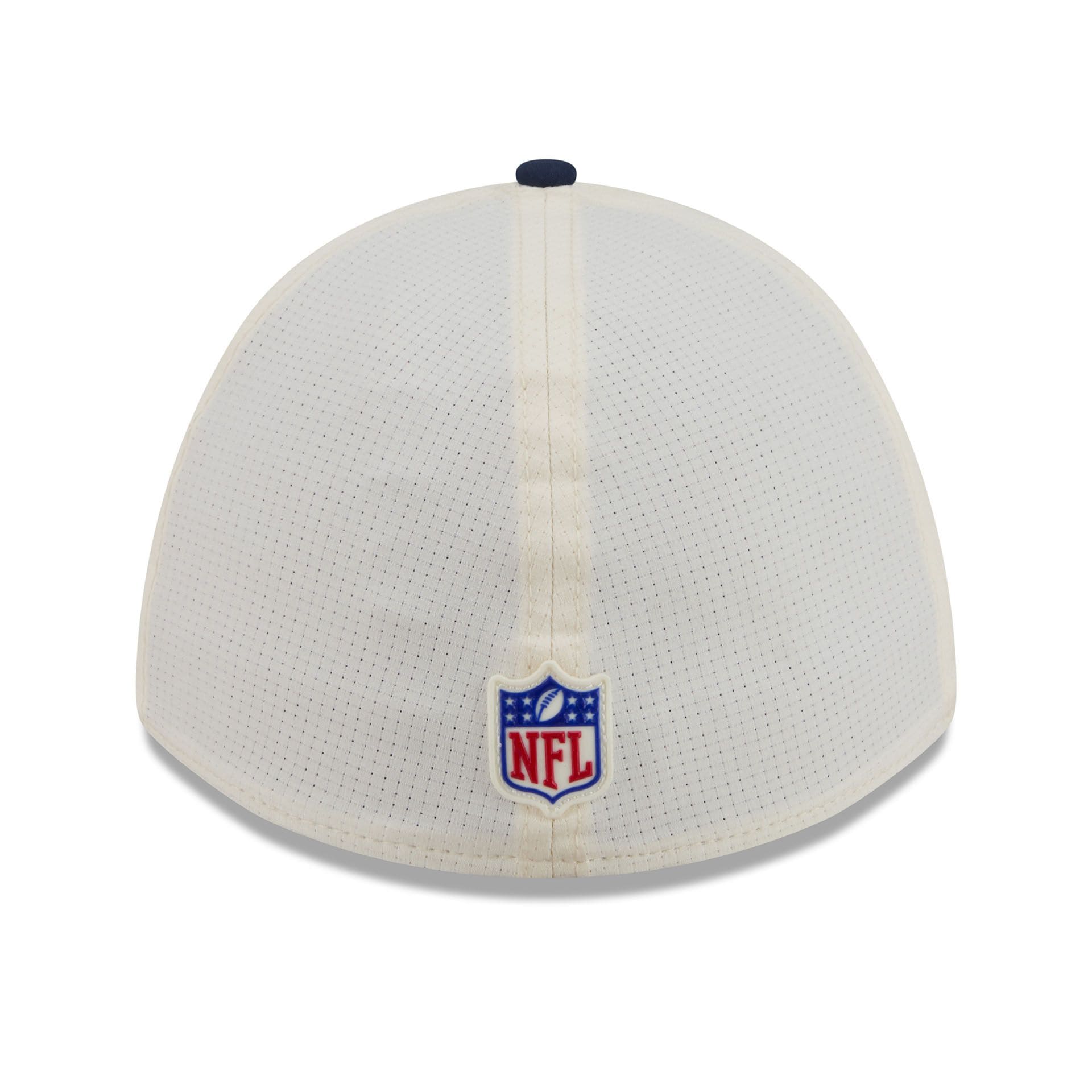 New England Patriots 2026 NFL Training Camp 39THIRTY Flex Cap Cream/Navy