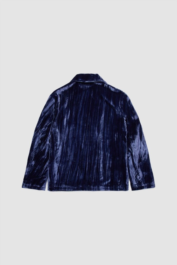 Velvet blazer KID - BLUE