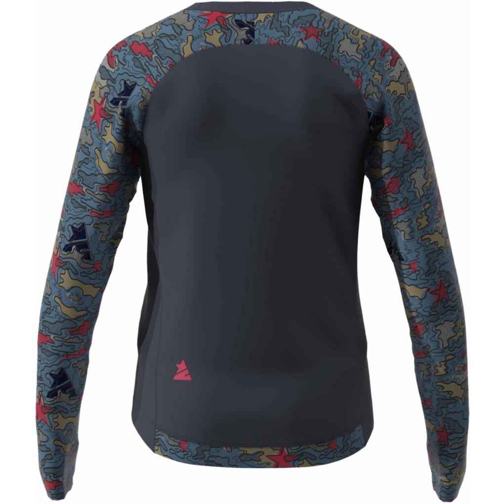 Zimtstern Braapz Longsleeve MTB-Shirt Kids - dark navy