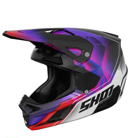 Cross Shot Speed Olymp 2025 - Violet / green helmetRef: SO3034