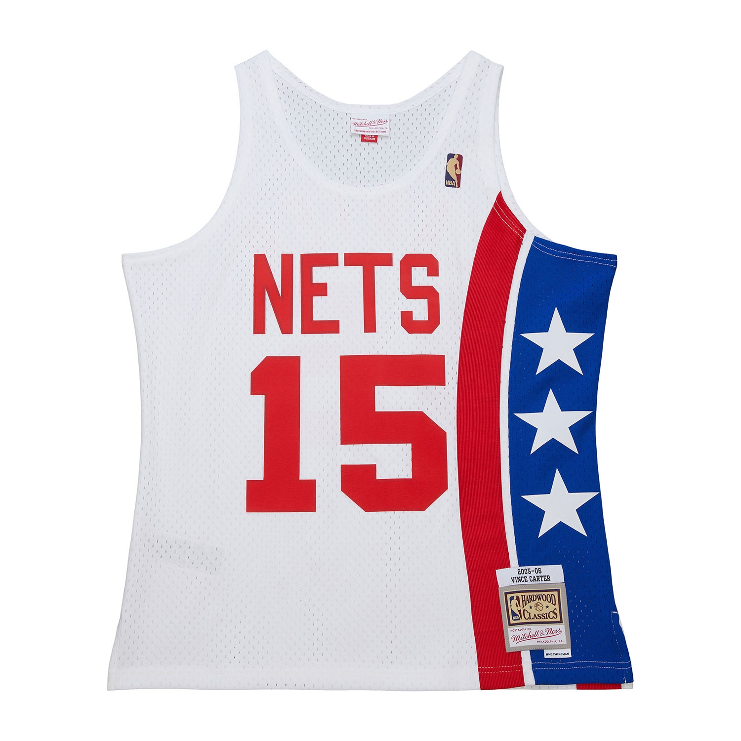 Vince Carter #15 New Jersey Nets 2005-06 Swingman NBA Jersey White