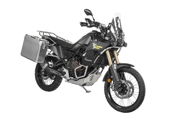 Touratech ZEGA Mundo 31/38 suitcase - Gray support included - AluminumRef: Trt01958A / 01-632-6130-0