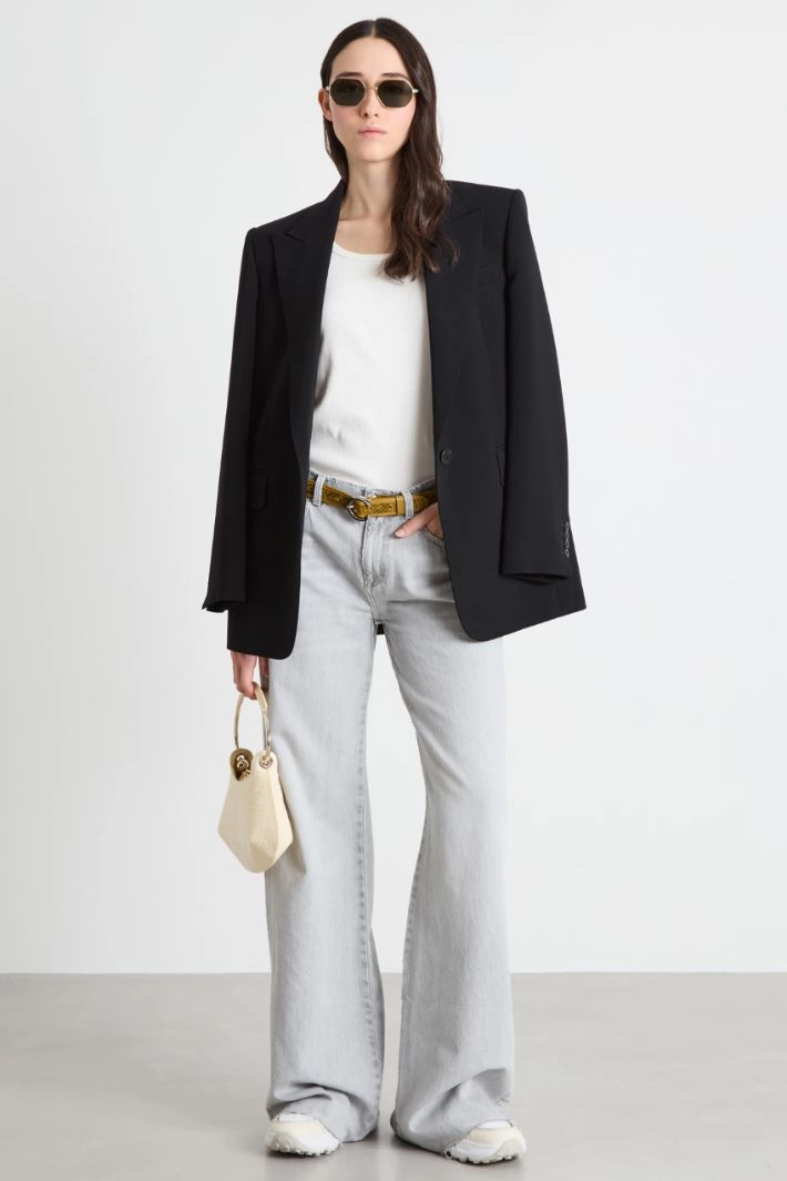 Wide-leg jeans - GREY