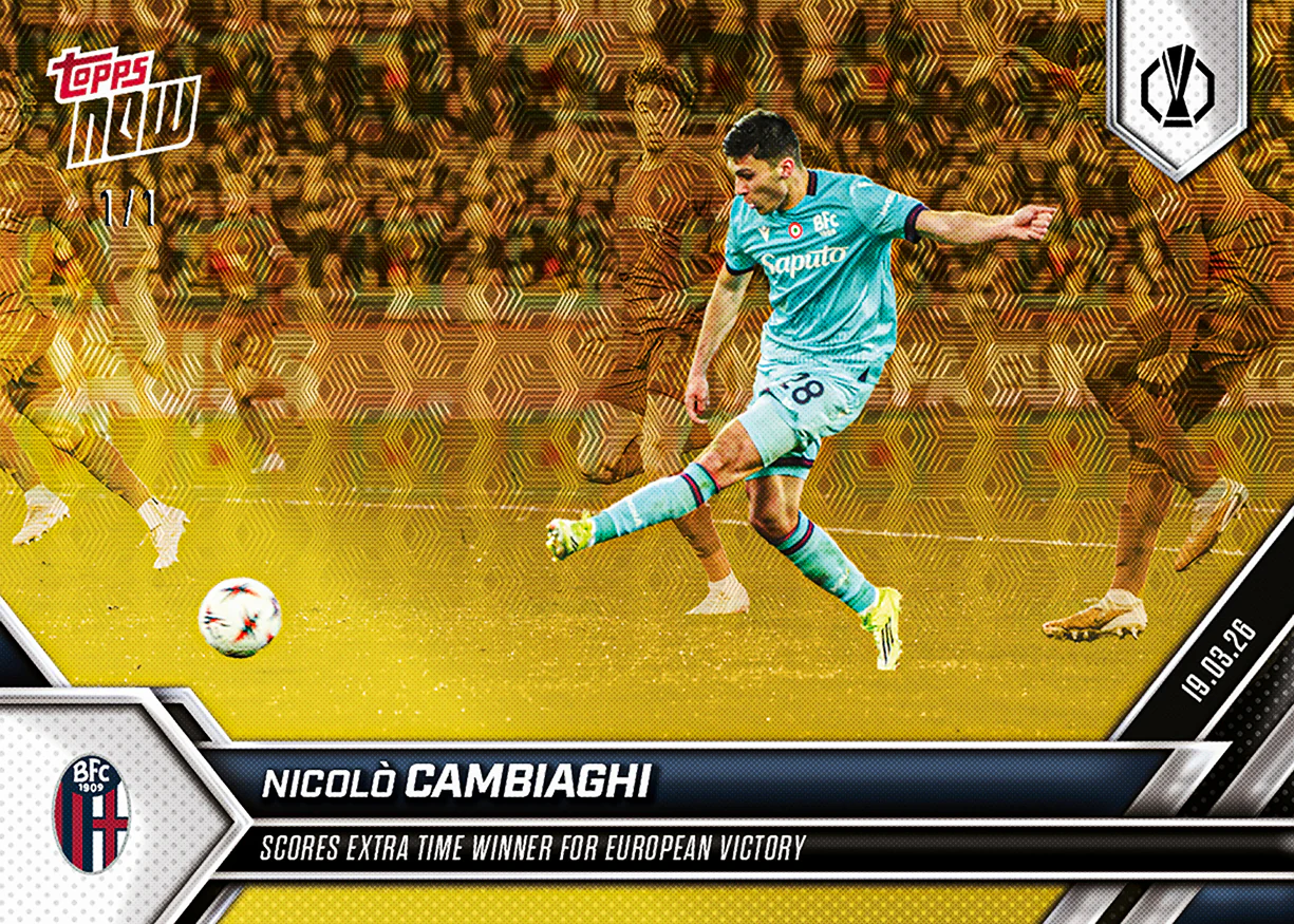 Nicolò Cambiaghi - 2025-26 UEL Topps NOW® - Card 24