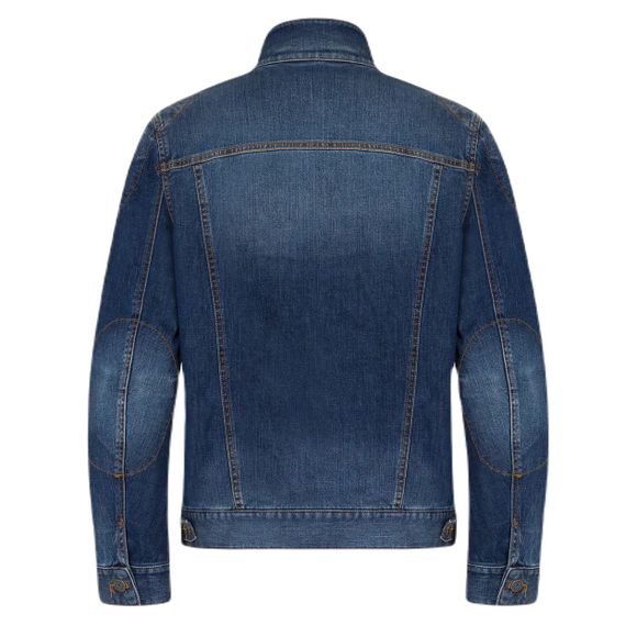 West - Blue Motorcycle Jean Jacket - BlueRef: PMJ0030