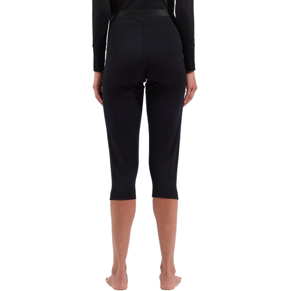 Odlo Natural Merino 200 3/4 Base Layer Bottoms Women - black