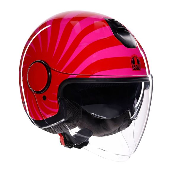 Casque jet AGV ETERES - TROPEA - Rose / RougeRef : AG1075