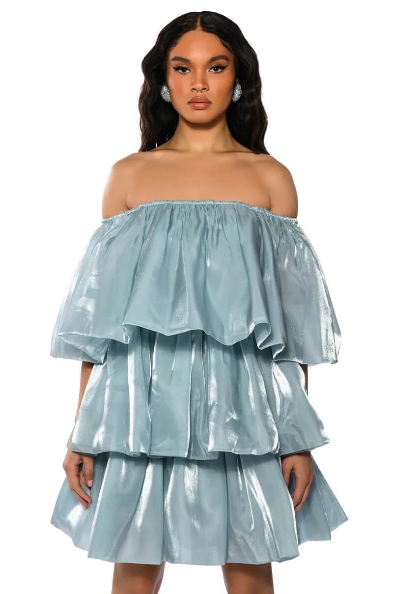 Fairy Dreams Chiffon Layered Mini Dress