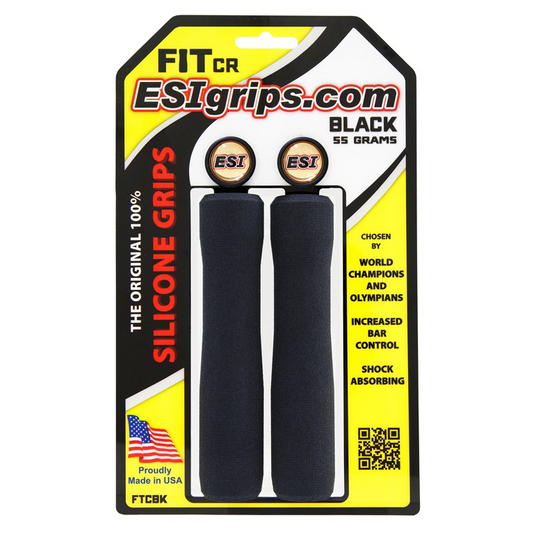 ESI Grips Fit XC Handlebar Grips - Black