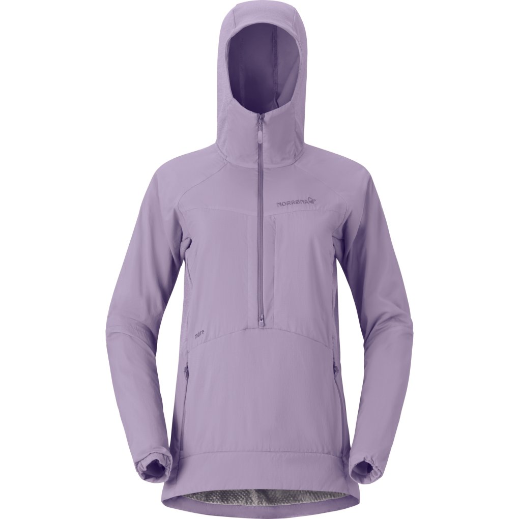 Norrona møre Octa Zip Hood Anorak Women - Purple Sage