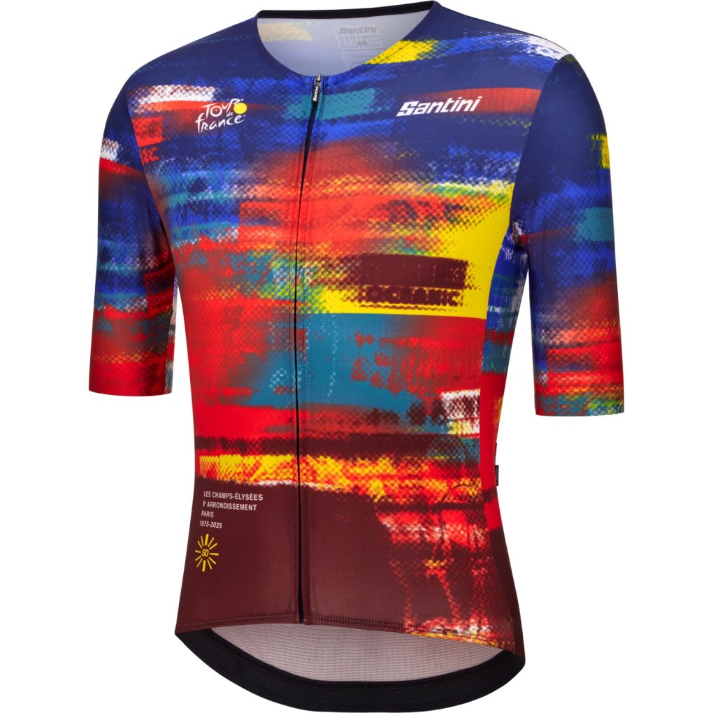Santini Arrivée Dash Jersey Men - Tour de France™ 2025 Collection - RE97175CDASH5TDF