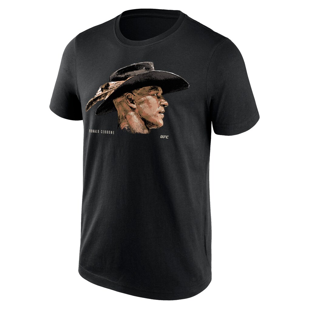 UFC Donald Cerrone Portrait T-Shirt - Black - Mens
