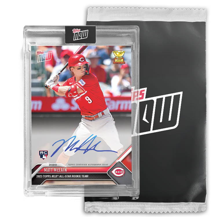 2023 MLB TOPPS NOW® Rookie Cup - On-Card Autograph # to 99 or Lower - Matt McLain