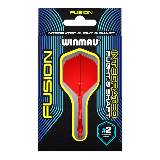 Winmau Fusion Flight Shaft System Standard Red