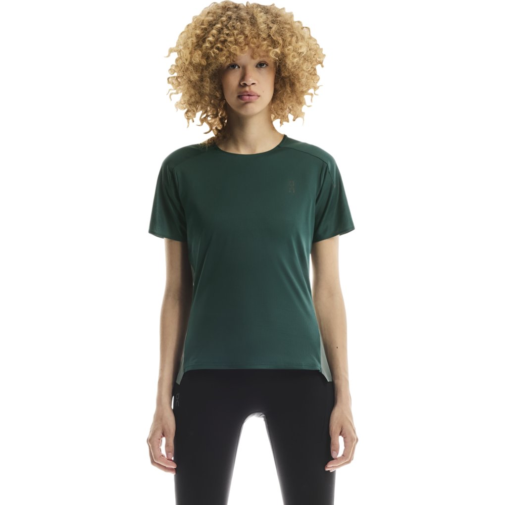 On Performance-T Running Shirt Women - Spirulina | Olive