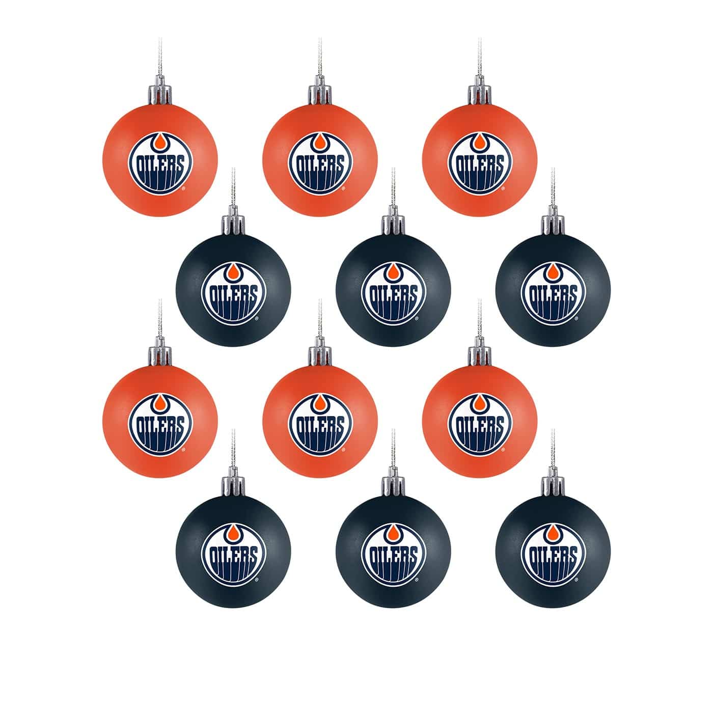Edmonton Oilers NHL Christmas Ornament Set (12-Piece)
