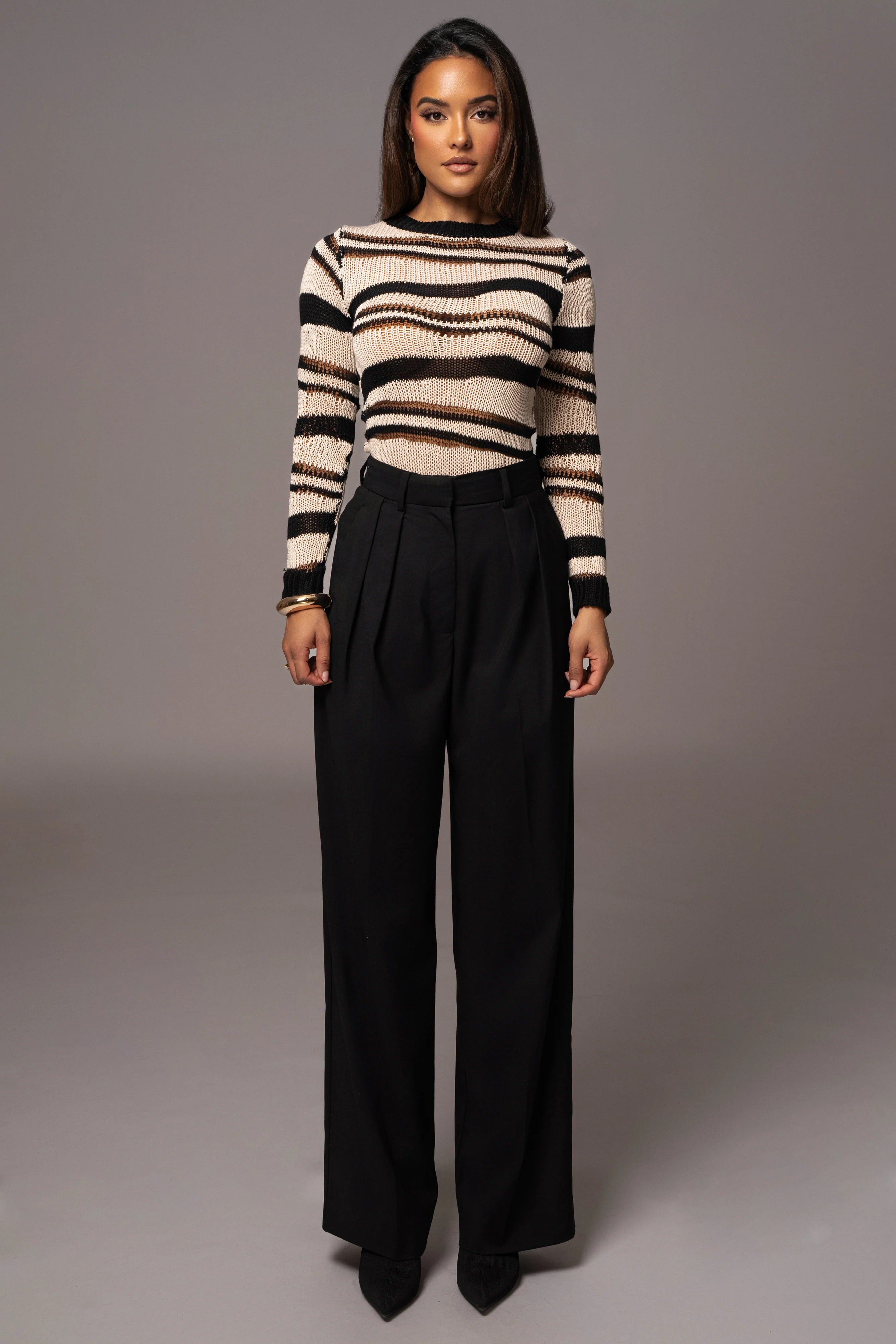 Black Power Hour High Waist Trousers