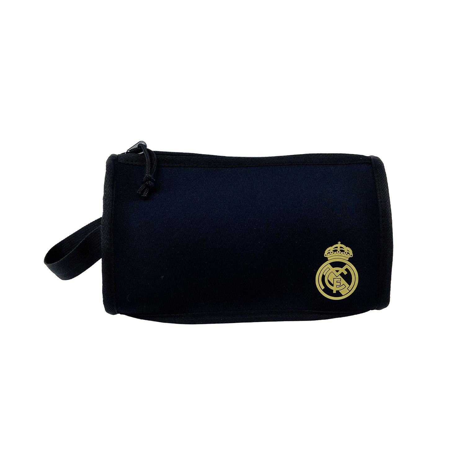 Neoprene Wash Bag Black/Gold Real Madrid