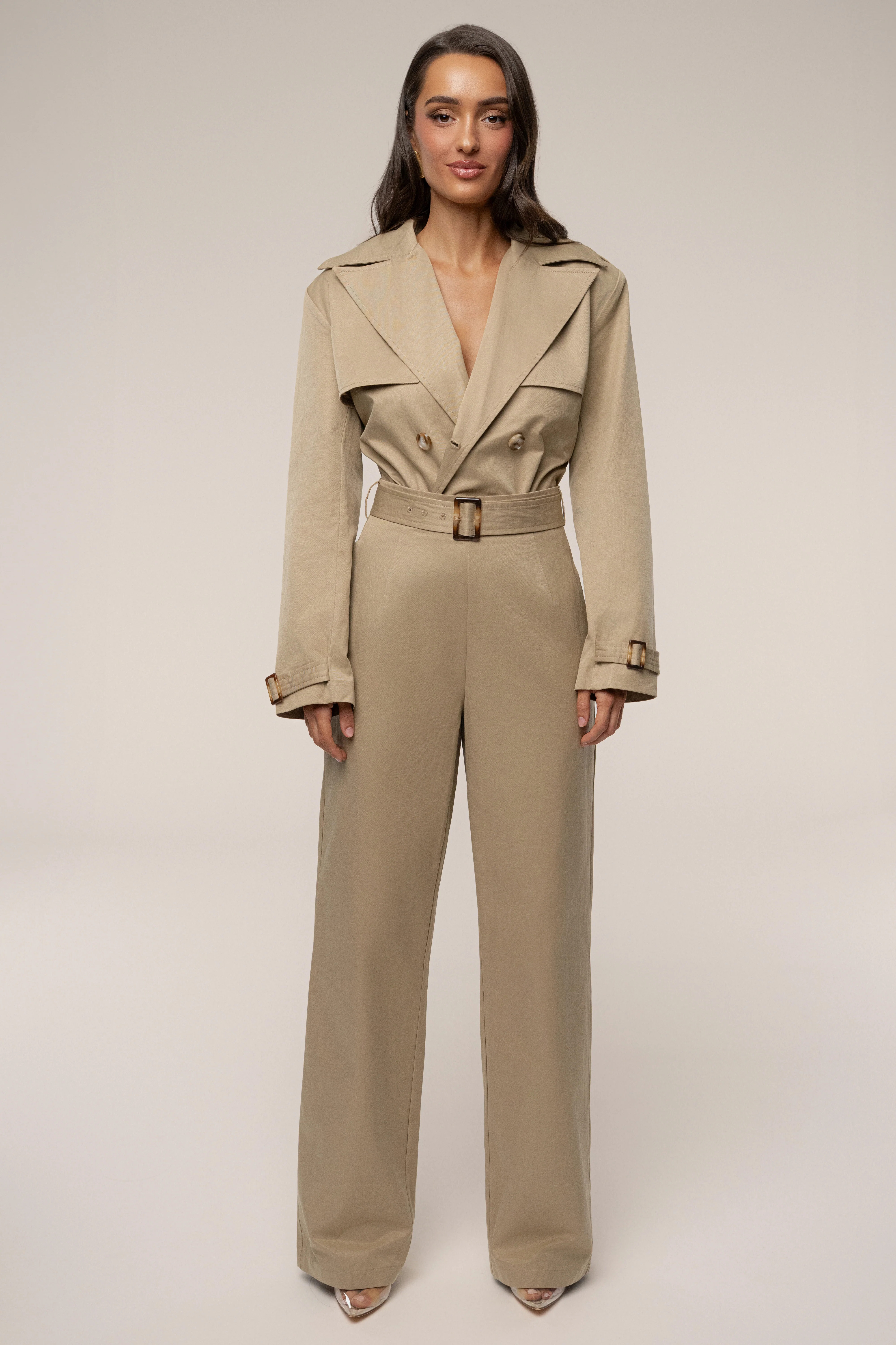 KhaKi Uncharted Belted Trouser