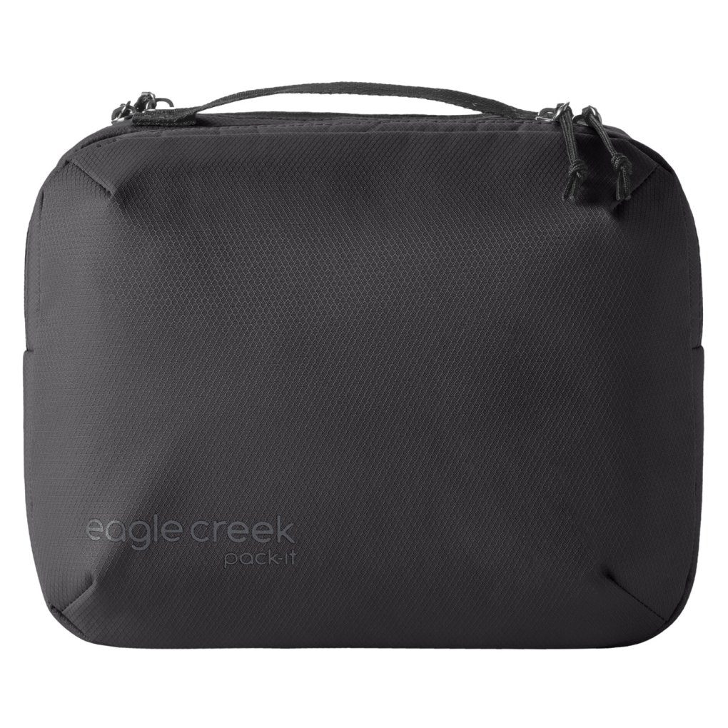 Eagle Creek Pack-It™ Trifold Toiletry Kit Wash Bag - black