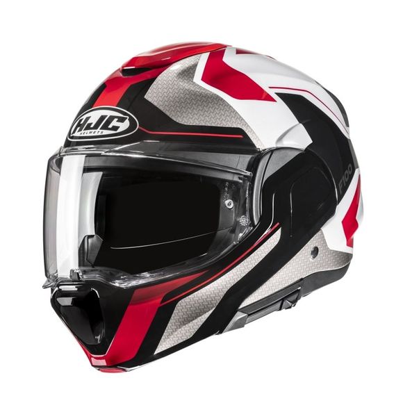 HJC F100 modular helmet - BIOS - Black / RedRef: HJ1331