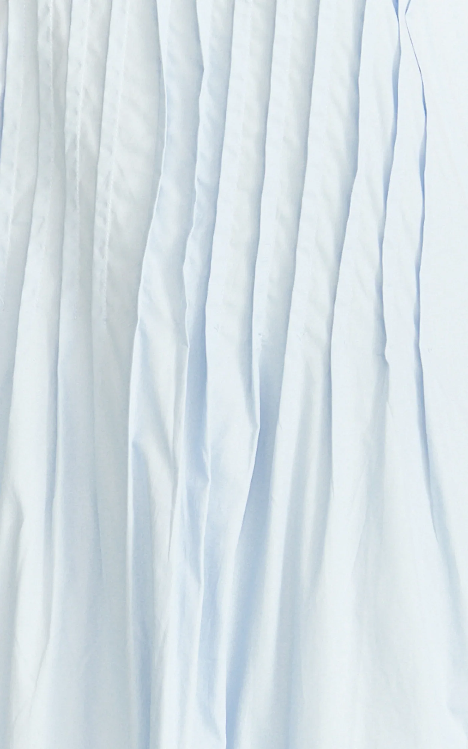 Estelle Maxi Dress - V Neck Pleated Dress in Blue