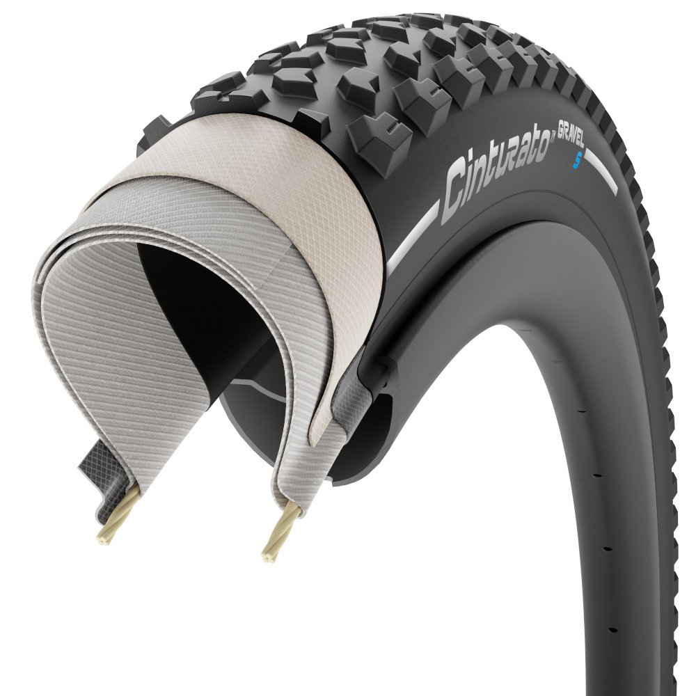 Pirelli Cinturato Gravel S Folding Tire - 40-622 | black