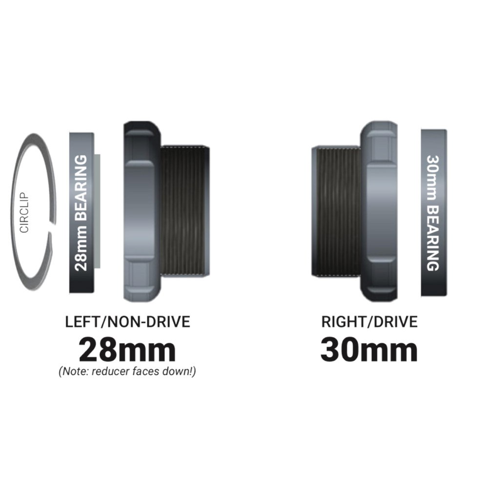 Praxis Works Bearing Set for Bottom Bracket - M30 - Steel