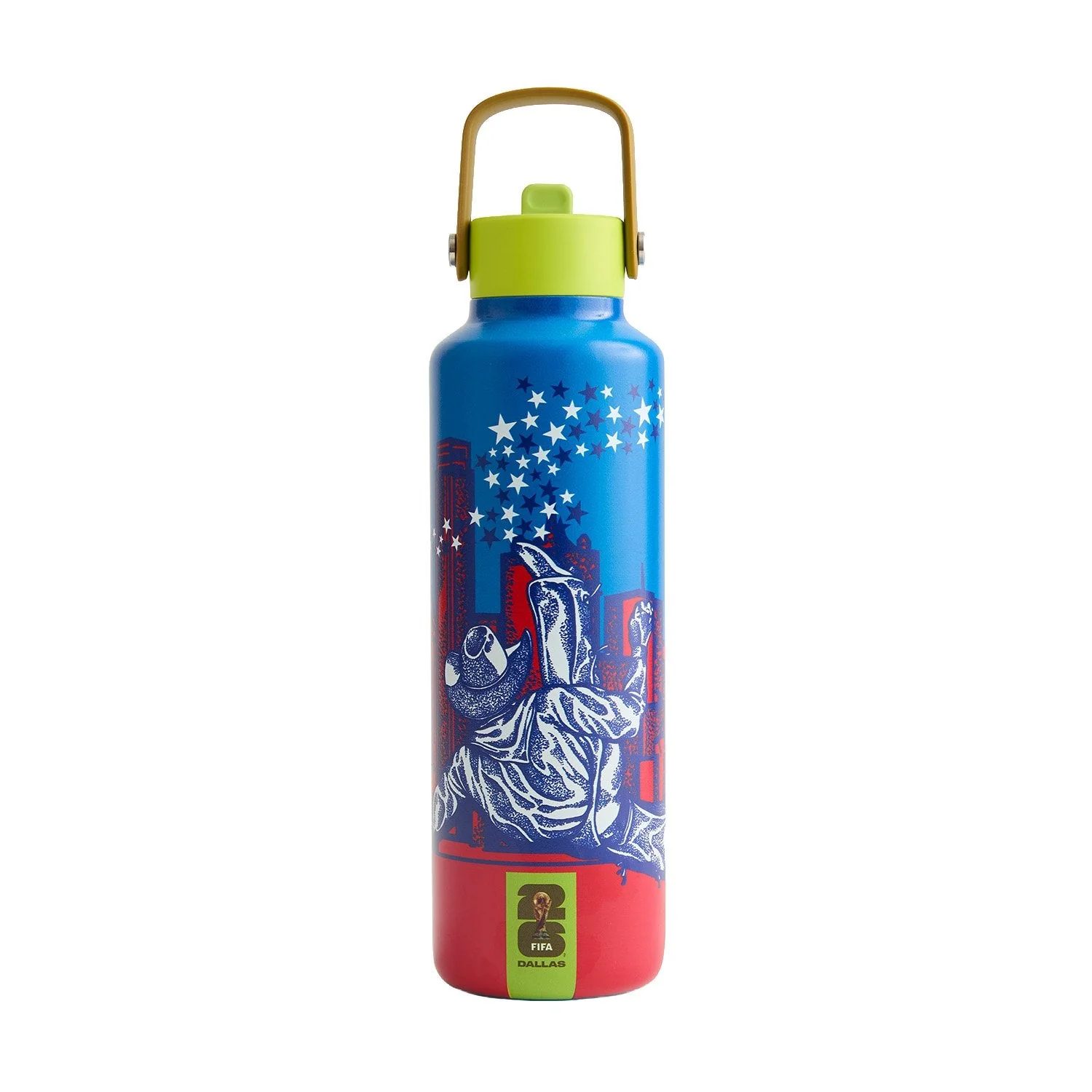 2026 Soccer Fan Collection Dallas Poster Water Bottle